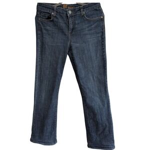 Kut from the Kloth Womens Size 6 Straight Leg Jeans Dark Wash Stretch Denim Blue